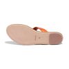 Prada Crocco Thong Sandal in Orange - Lyst
