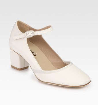  Leather Mary Jane Pumps 