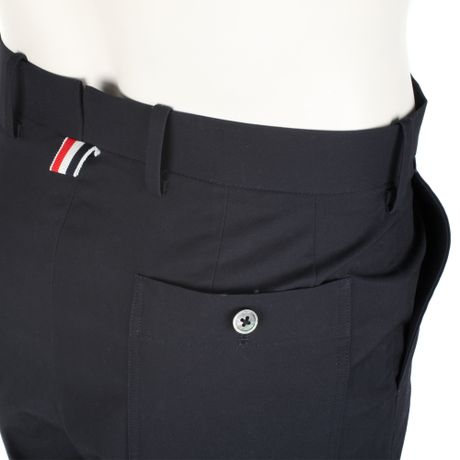 navy cotton pants