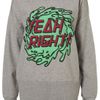Topshop Yeah Right Sweat in Gray (grey marl) - Lyst