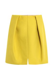 Carven Cotton Pleated Skirt - Lyst