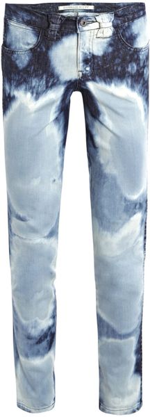 Danielle Scutt Acid-Wash Skinny Jeans - Lyst
