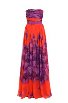 Giambattista Valli Silk-chiffon Long Dress - Lyst