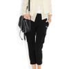 Joseph Denham Cropped SilkCrepe Blazer in Beige - Lyst
