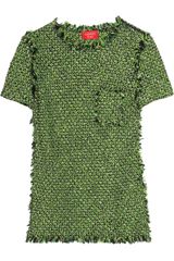 Lanvin Neon Tweed Top
