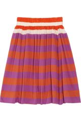 Sonia By Sonia Rykiel Striped Cotton And Silk Skirt