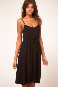 ASOS Collection Asos Midi Summer Dress with Tie Waist - Lyst