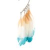 Asos Collection Asos Dip Dye Feather Ear Cuff in Multicolor (multi) - Lyst