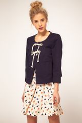ASOS Collection Asos Nautical Jacket with Rope Knot Detail