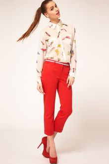 ASOS Collection Slim Cropped Trousers - Lyst