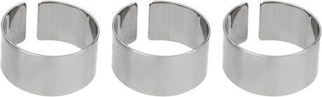 Asos Collection Asos Multi Plain Band Rings in Silver (rhodium) - Lyst