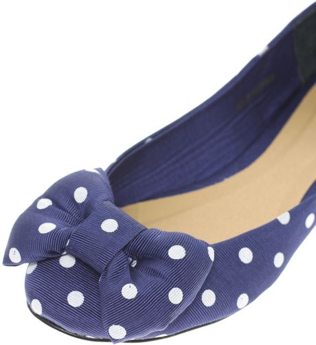 polka dot ballet flats