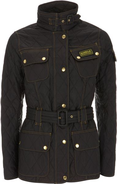 Barbour International Polarquilt Jacket in Brown - Lyst