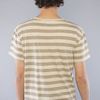 Cheap Monday The Alex Stripe Tee in Brown & Beige in Brown for Men - Lyst