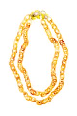 J.Crew Double-strand Resin Link Frog Necklace