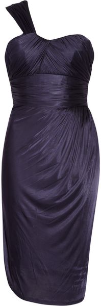 Matthew Williamson Draped Satin-jersey Dress - Lyst