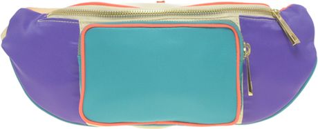 Asos Colour Block Bumbag in Multicolor (multi) - Lyst
