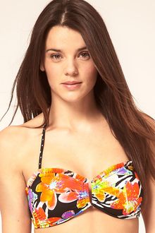 Seafolly Savannah Print U Bandeau Bikini Top - Lyst