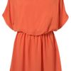 Topshop Zip Back Chiffon Rare in Orange (terracotta) - Lyst
