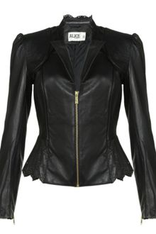 Alice By Temperley Libre Cropped Leather Jacket - Lyst