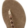 Balenciaga Arena Leather Sandals in Gray (grey) - Lyst
