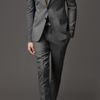 Burberry Wool and Mohair Slim Fit Suit in Gray for Men (mid grey mélange) - Lyst
