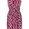 Diane Von Furstenberg Printed SilkJersey Wrap Dress in Purple (fuchsia) - Lyst