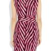Diane Von Furstenberg Printed SilkJersey Wrap Dress in Purple (fuchsia) - Lyst