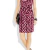 Diane Von Furstenberg Printed SilkJersey Wrap Dress in Purple (fuchsia) - Lyst
