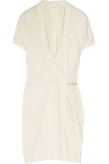 Etoile Isabel Marant Iga Linen-blend Wrap Dress - Lyst