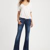 Hudson Petite Signature Bootcut Jeans in Blue (black) - Lyst