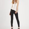 J Brand Zoey Midrise Skinny Jeans in Black - Lyst
