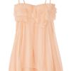 Jenny Packham Tiered Silkchiffon Chemise in Pink (rose) - Lyst