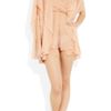Jenny Packham Tiered Silkchiffon Chemise in Pink (rose) - Lyst