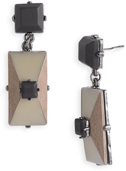 Marc By Marc Jacobs Bonkers Statement Earrings in Gray (grey multi) - Lyst