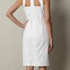 Max Mara Studio Bosh Dress in Gray (white) - Lyst
