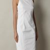 Max Mara Studio Bosh Dress in Gray (white) - Lyst