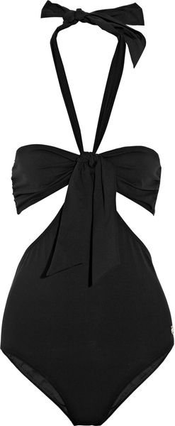 Nina Ricci Halterneck Cutout Swimsuit - Lyst