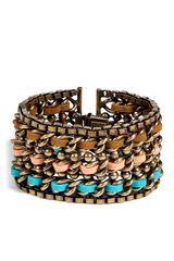 Dannijo Oxidized Brass Plated Adrian Bracelet