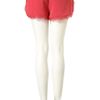 Topshop Lace Runner Shorts in Red (raspberry) - Lyst