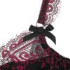 Agent Provocateur Dahlia Underwired Satin And Metallic Lace Bra in Red - Lyst
