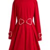 Modcloth In Love And Beyond Coat in Red (strawberry) - Lyst