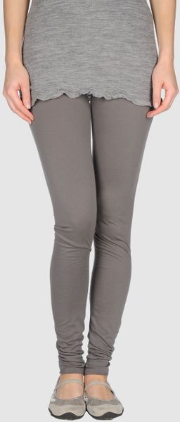 Rick Owens Lilies Jersey Leggings in Gray (grey) - Lyst