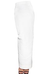 Rick Owens Silk Cotton Ottoman Skirt