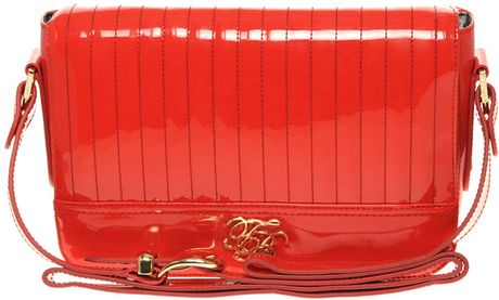 Ted Baker Stilt Quilted Cross Body Bag in Red (black) - Lyst