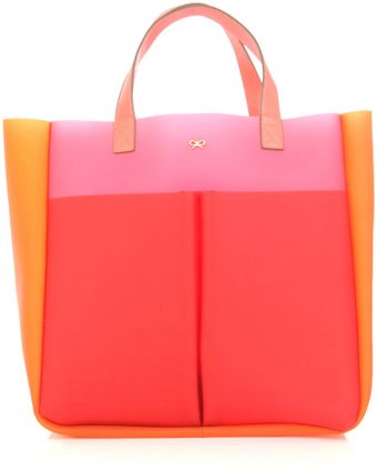 Anya Hindmarch Raw Nevis Tri-colour Bag - Lyst