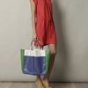 Anya Hindmarch Raw Nevis Tricolour Bag in Blue (white) - Lyst