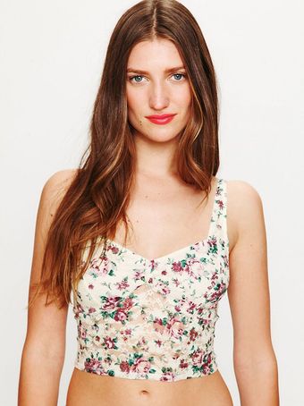 Free People Garden Lace Crop Bra - Lyst
