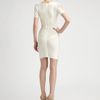 Hervé Léger Wynn Dress in White (black) - Lyst