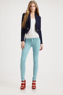 Marc By Marc Jacobs Adie Cropped Peplum Blazer - Lyst